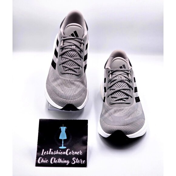 NWOB AdidasMen's Gray/Black Supernova Running Athletic Sneakers Size 11 2159 - Picture 2 of 16